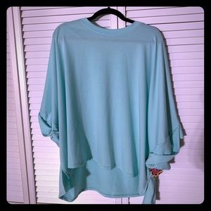 2/$30 Aqua colored light super soft sweater